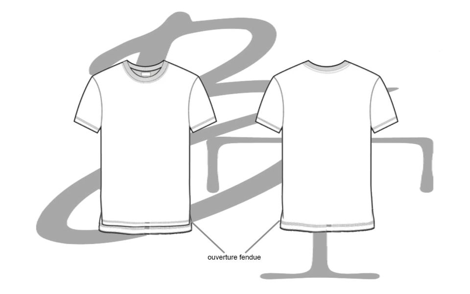 Tee-shirt adapté personne handicapée