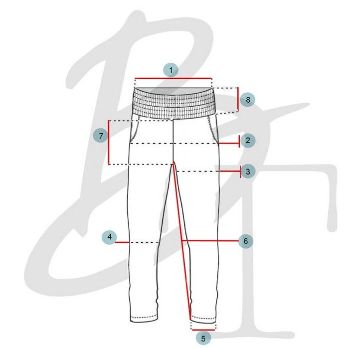 taille Pantalon adapté taille élastique unisexe