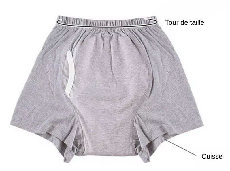 Caleçon incontinence lavable adulte