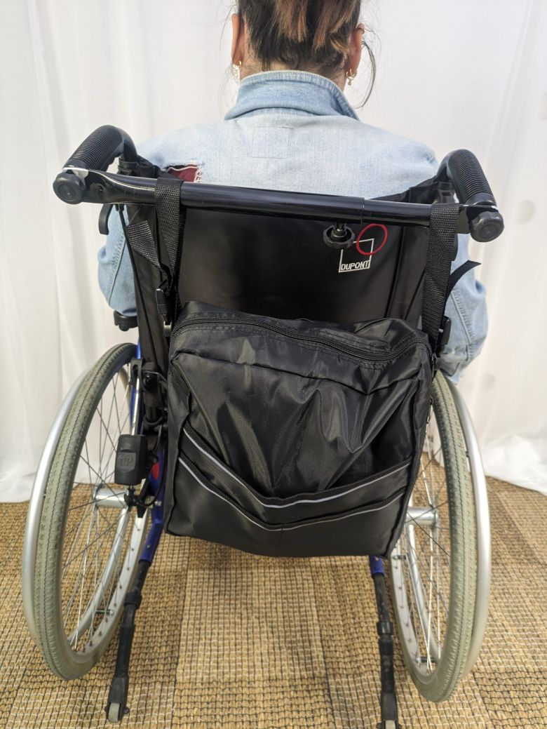 Sac à dos pour fauteuil roulant