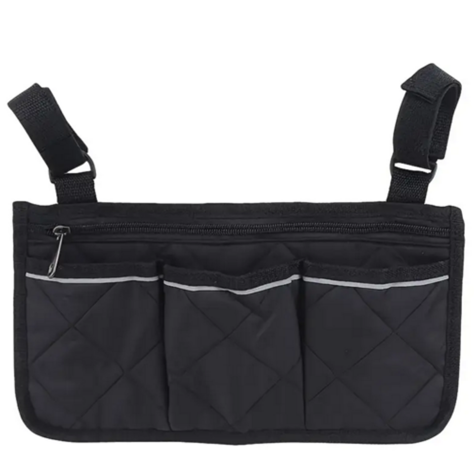 Pochette pour fauteuil roulant ou déambulateur