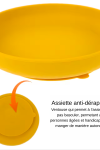 Assiette ergonimique pour personne handicapée personne agées