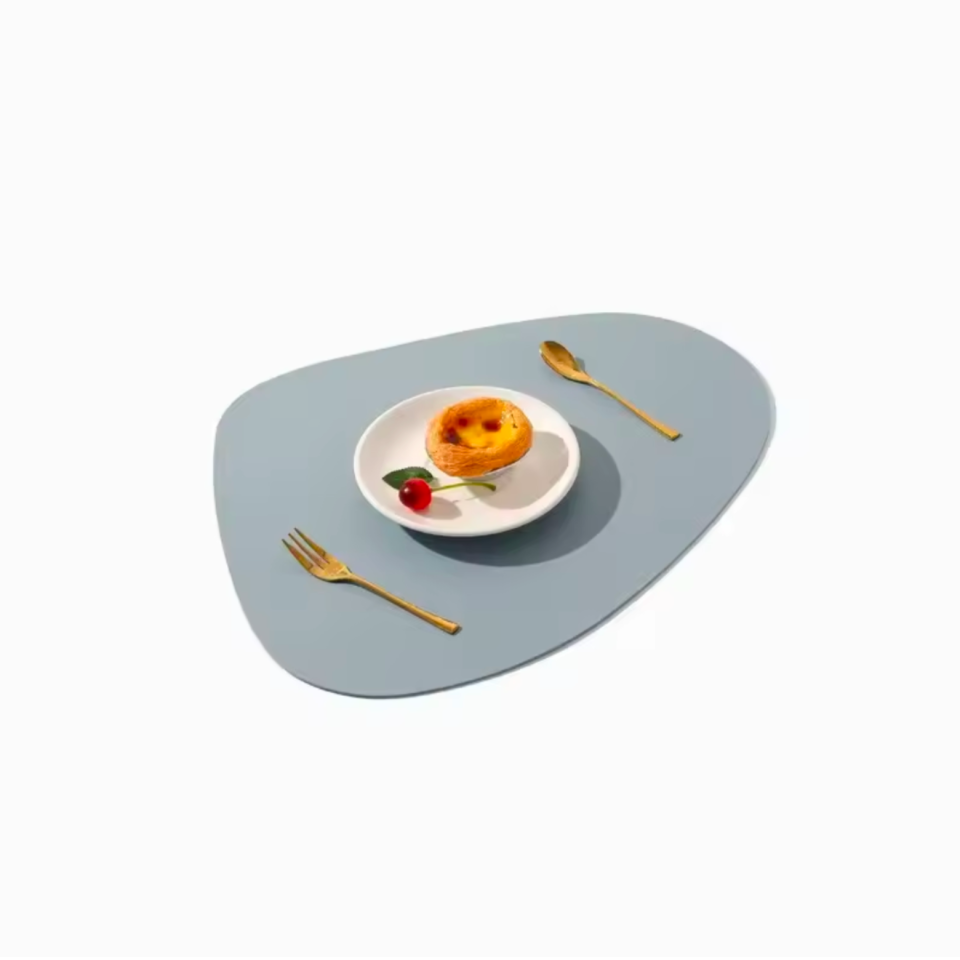 Set de table imperméable en simili cuir, antidérapant, lavable,