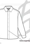 Chemise boutons aimantés