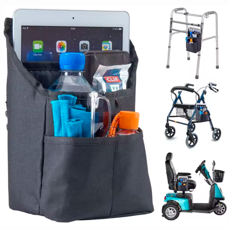 Sac de rangement pour déambulateur ou scooter