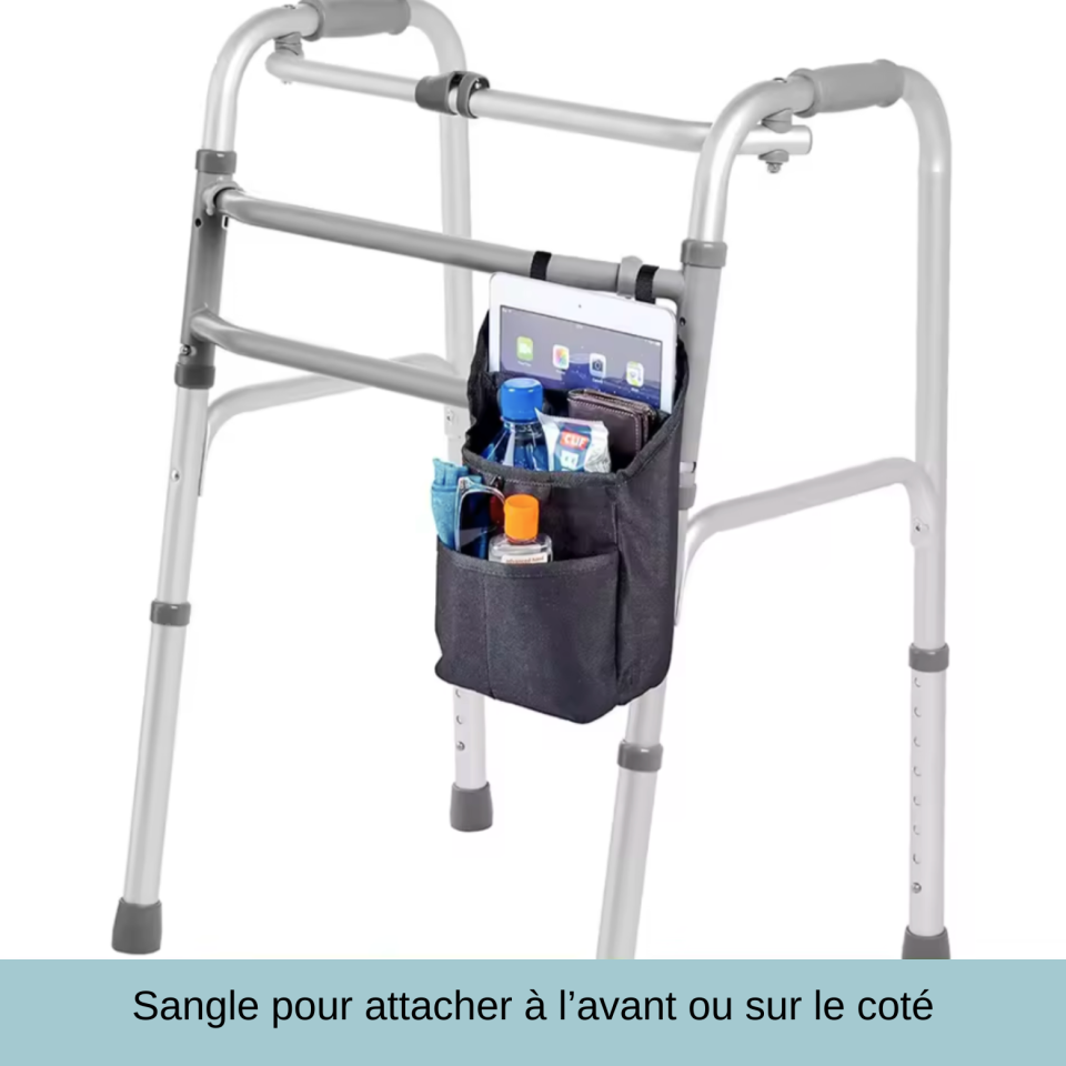 Sac de rangement pour déambulateur ou scooter