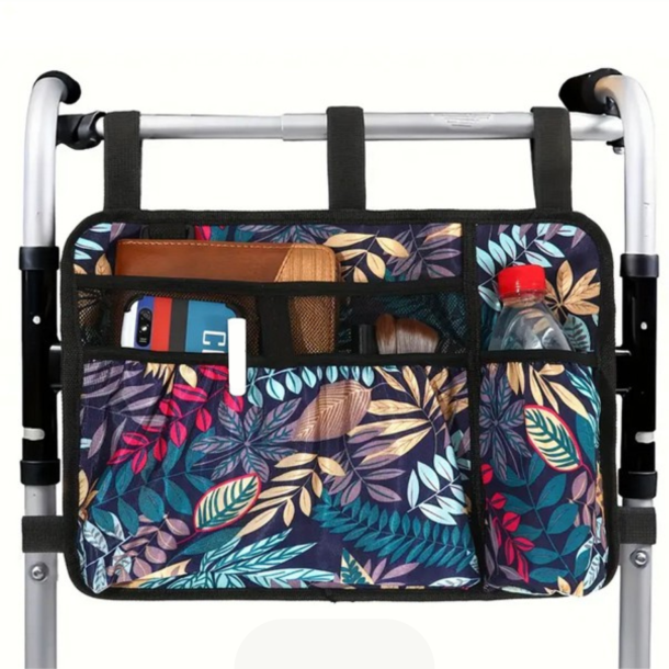 Pochette pour fauteuil roulant ou déambulateur