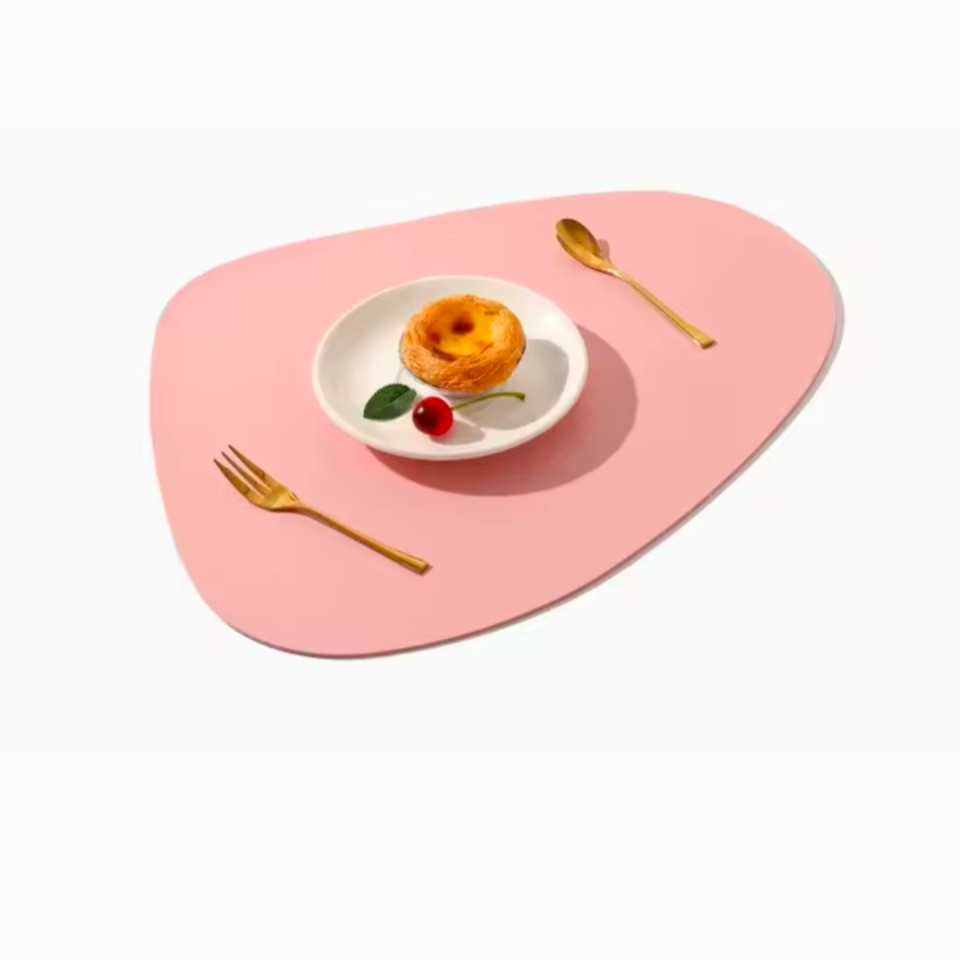 Set de table imperméable en simili cuir, antidérapant, lavable,