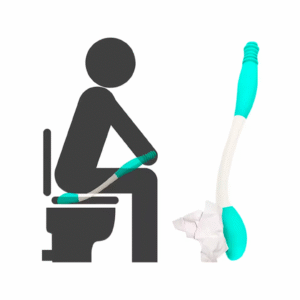 Outil d'aide aux toilettes, baguette d'essuyage, aide au nettoyage, personnes âgées, personnes handicapées, femmes enceintes